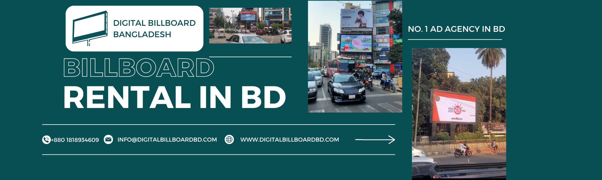 The Ultimate Guide to Billboard Rental in Bangladesh: Everything You Need to Know in 2024 Digital billboard advertising in Bangladesh with contact details.

